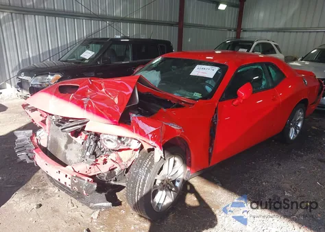 2022 Dodge Challenger Gt Awd из США, поврежденный, VIN 2C3CDZKG2NH160680